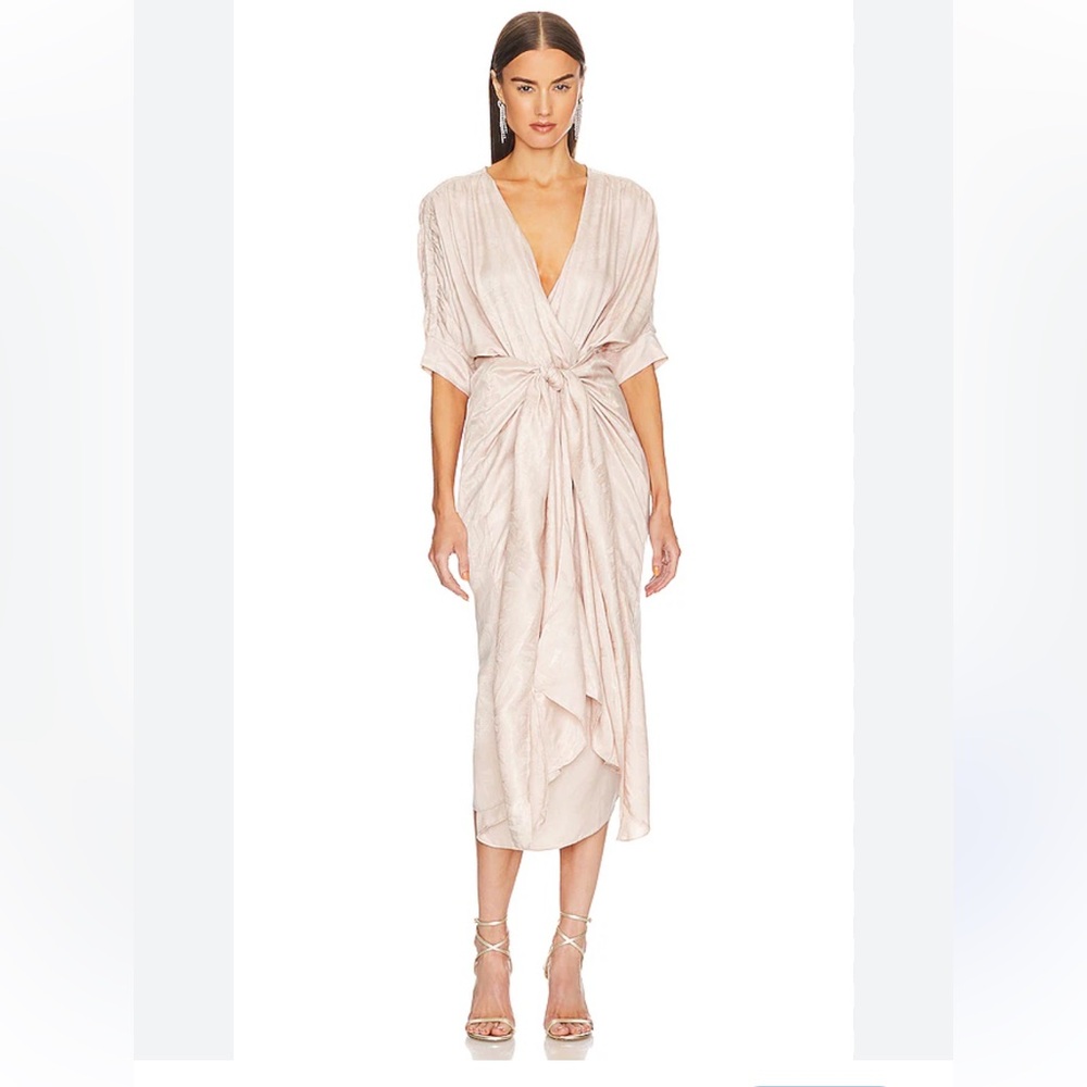 Callahan X Revolve Sami Callahan Tie Front Dress Clean Girl Size Oversized Small